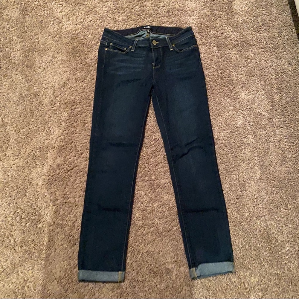 Paige Ankle Cuffed Jeans